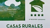 La Fuente Gorda es una casa rural de alquiler completo con su número de registro y su catalogación de 4 estrellas verdes.